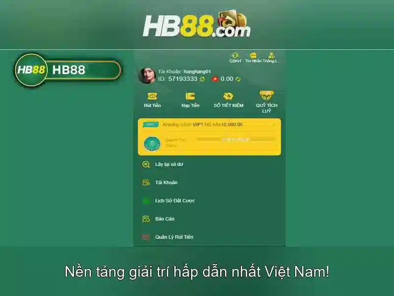 Các tính năng nổi bật của HB88