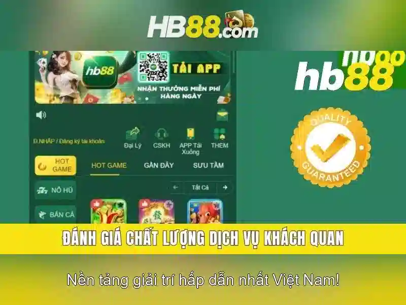 HB88: Nền tảng chơi game trực tuyến và cược an toàn